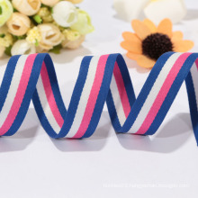 Customized red white blue ribbon